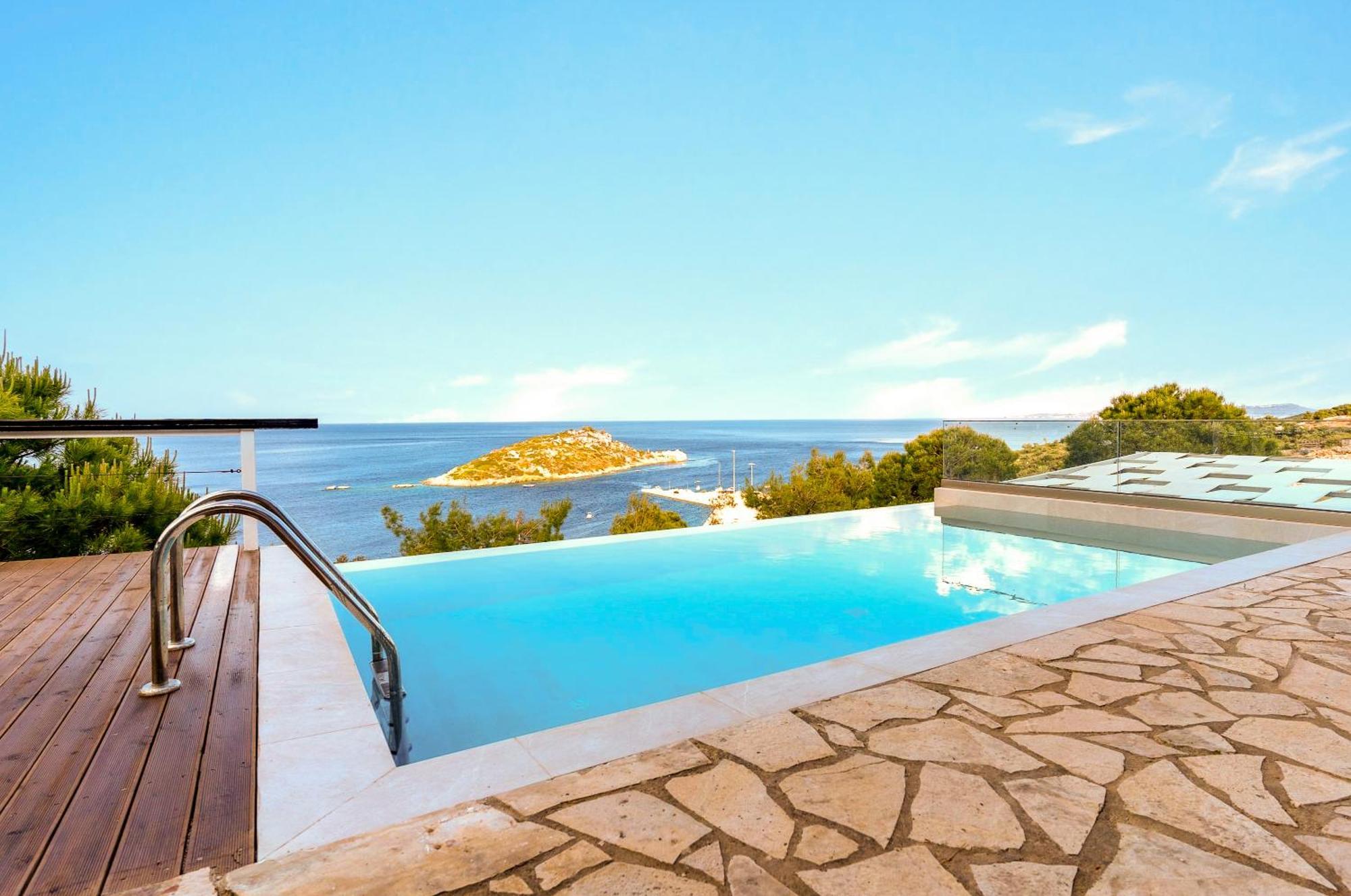 Coastal Paradise Found - Komis' Private Pool Retreat 아기오스니콜라우스 외부 사진